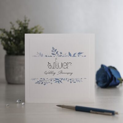 Silver Anniversary Greetings Card