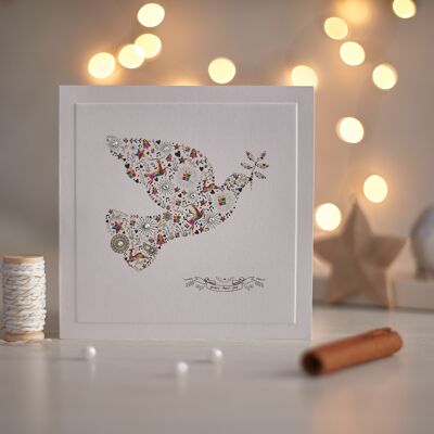 Christmas Dove Greetings Card