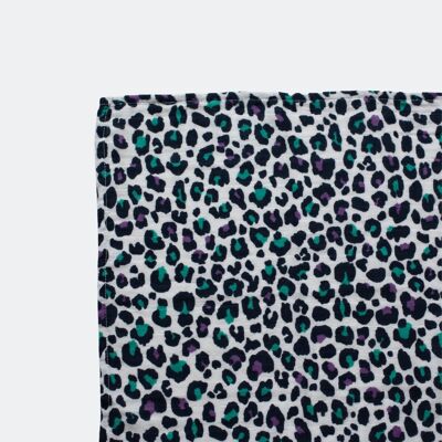 Xl purple leopard sensory muslin