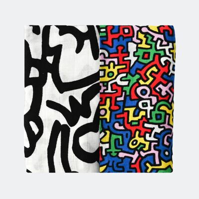 2ER-PACK SENSORY MUSCHELN – KEITH HARING COLLABORATION PRINTS