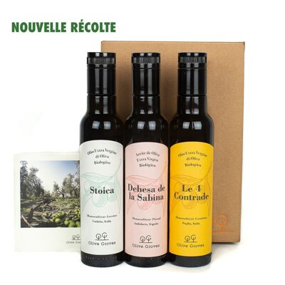 Green Fruit Discovery Box - Organic extra virgin olive oils