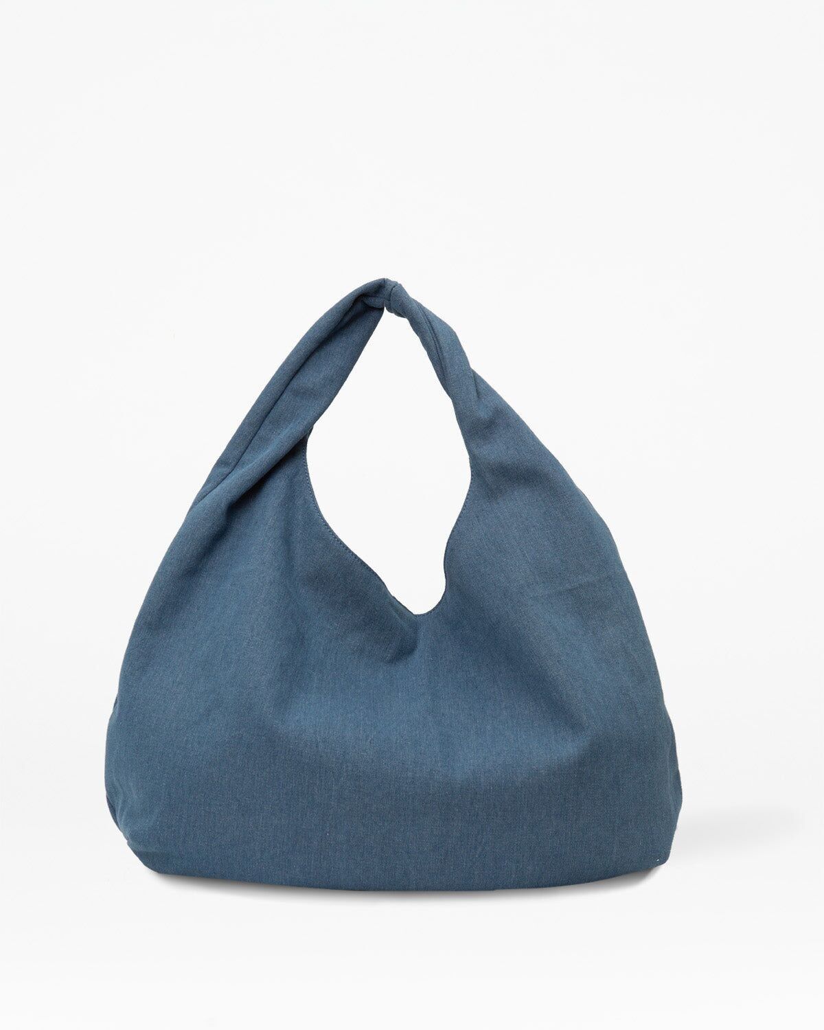Borsa tote oversize Hobo Eva in denim blu