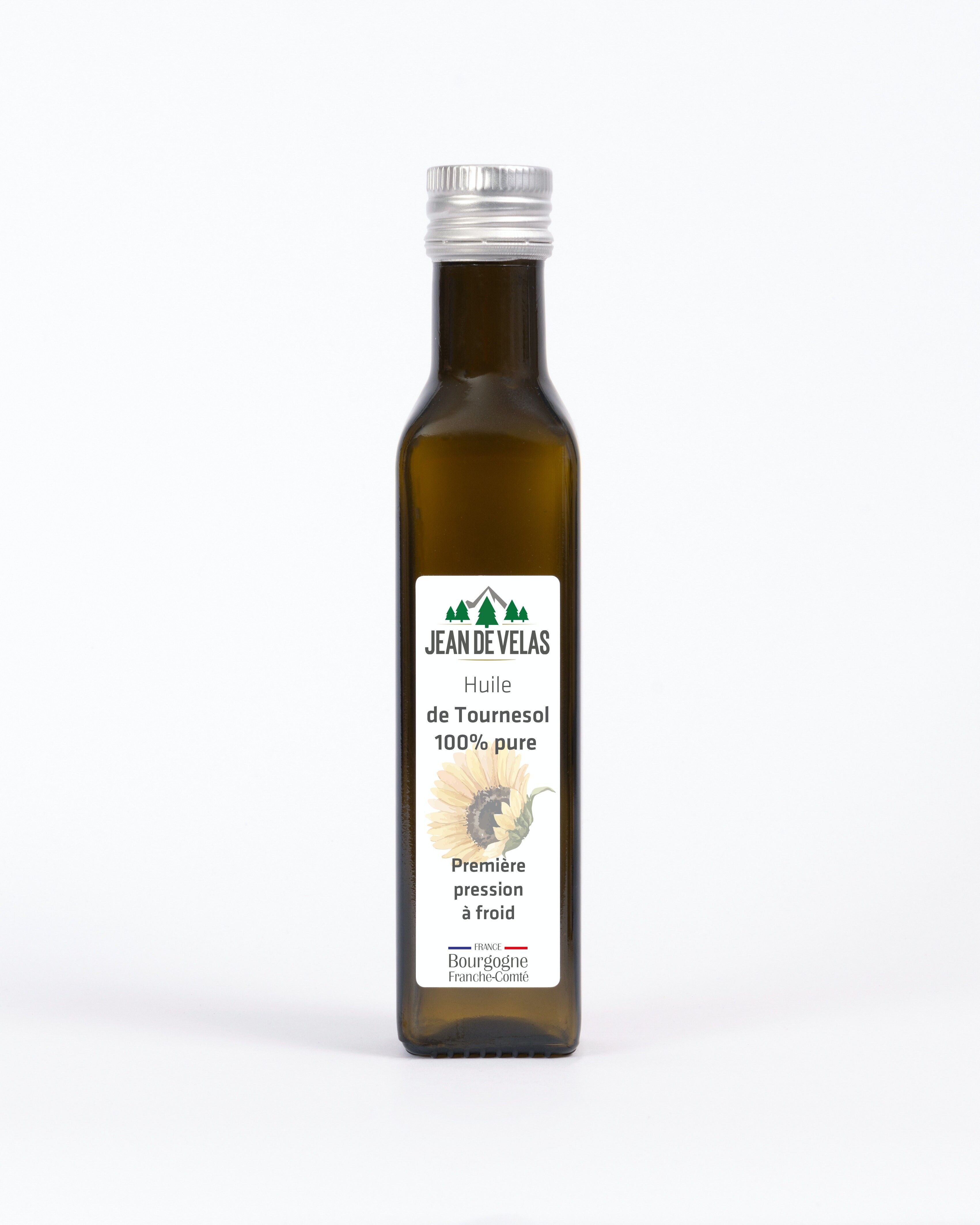 Olio di semi di girasole puro al 100% di prima spremitura a freddo 50cl