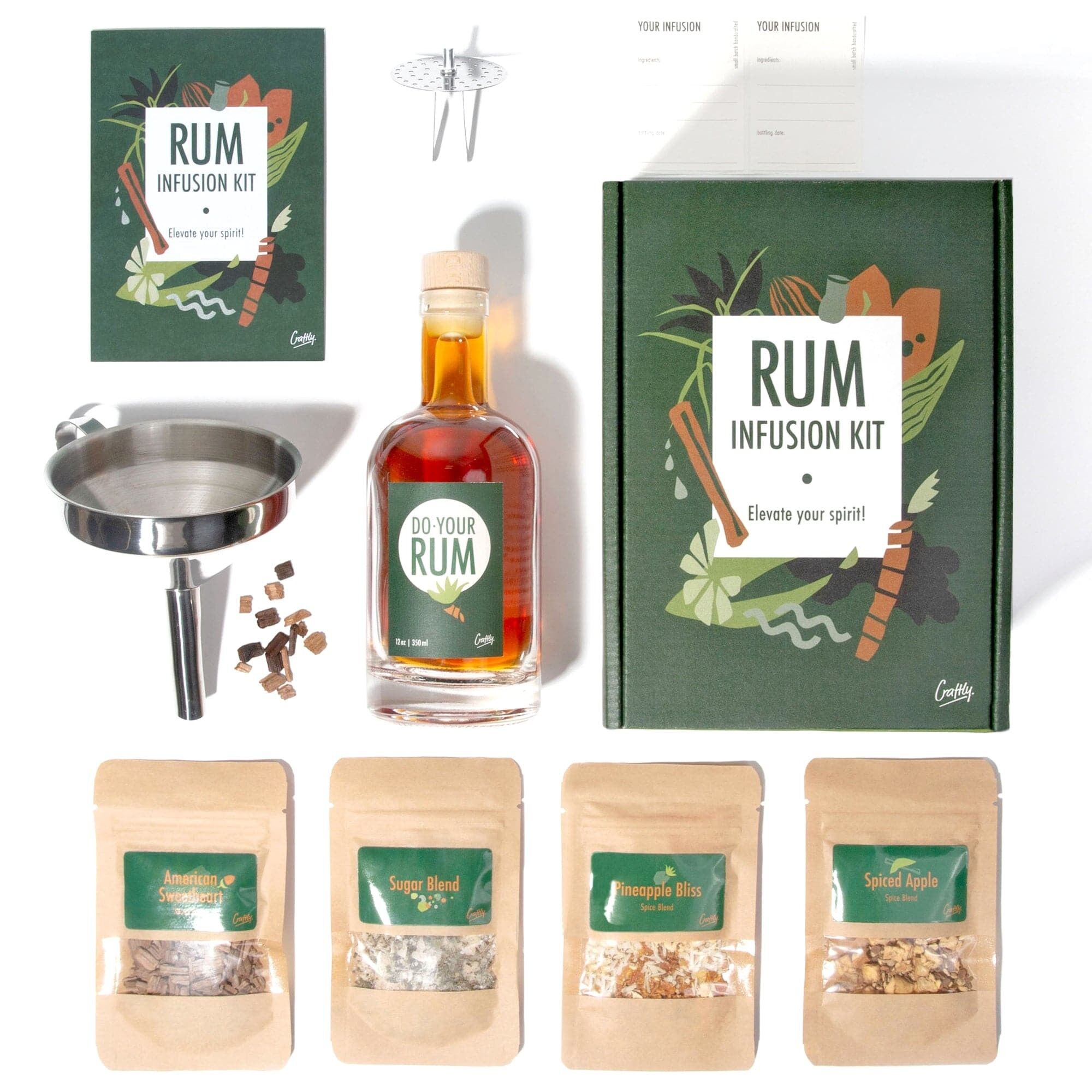 Set fai da te per infusioni di rum