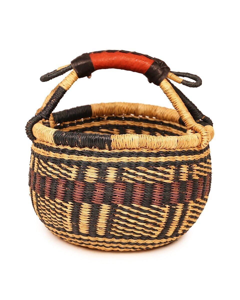 NANA: Navy, Natural & Lavender Mini Market Basket