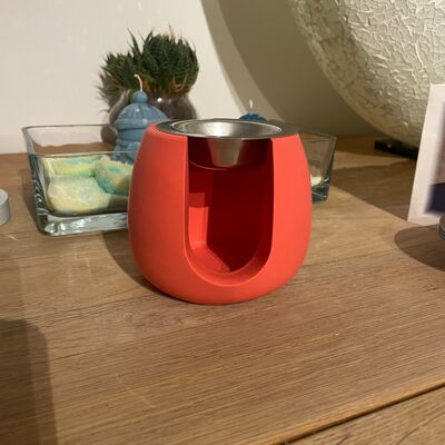 Bruciatore Jesmonite rosso