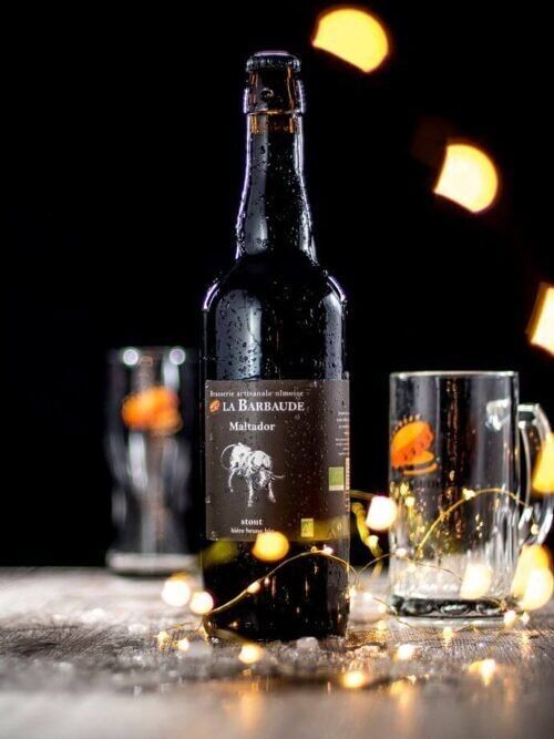 Birra Stout Scura Bio - Maltador Bio - 0.75 litri