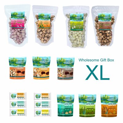The Wholesome Gift Box: selección de snacks sin gluten (en 2 tamaños)