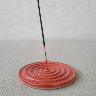 Brûle-encens classique rouge cerise