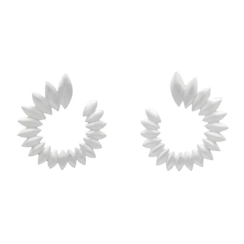 Silberne Nervión-Ohrringe