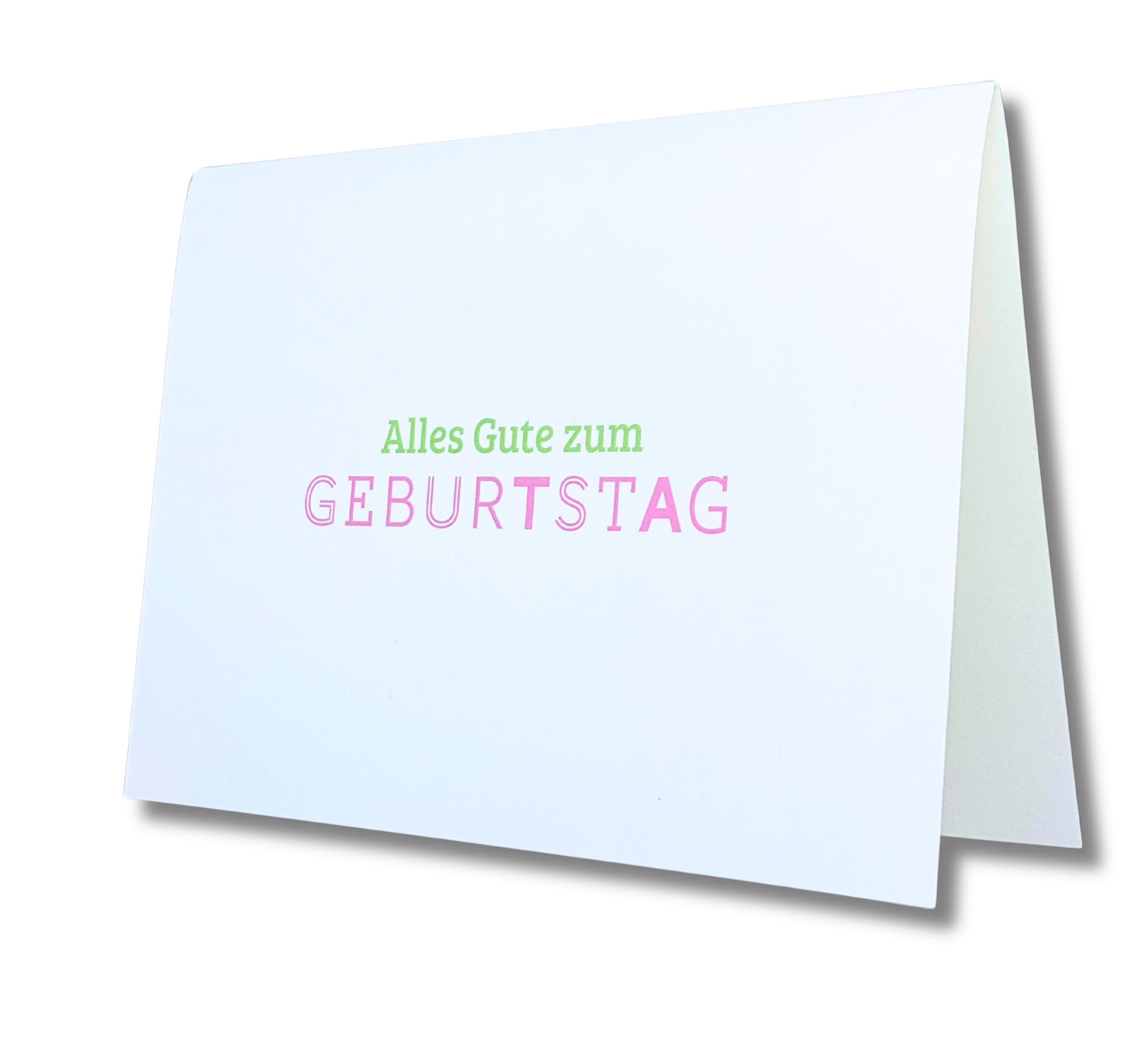 Biglietto d'auguri "Buon Compleanno" con busta e cellophane