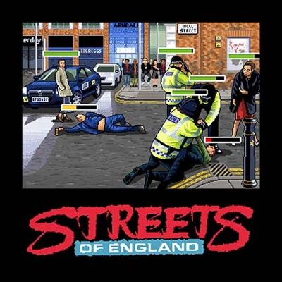 Grußkarte - Jim'll Paint It - Streets of England für Sega MegaDrive 101