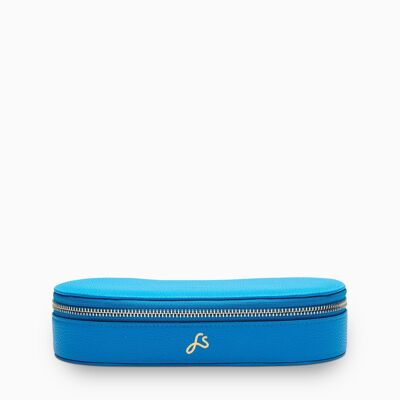 Azure Cora Sustainable Leather Jewellery Case
