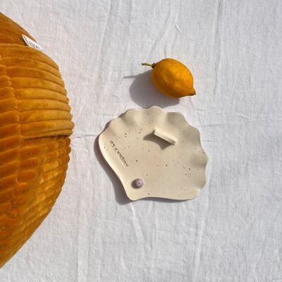 Scatola conchiglia: portaincenso, bastoncini di incenso e Palo Santo