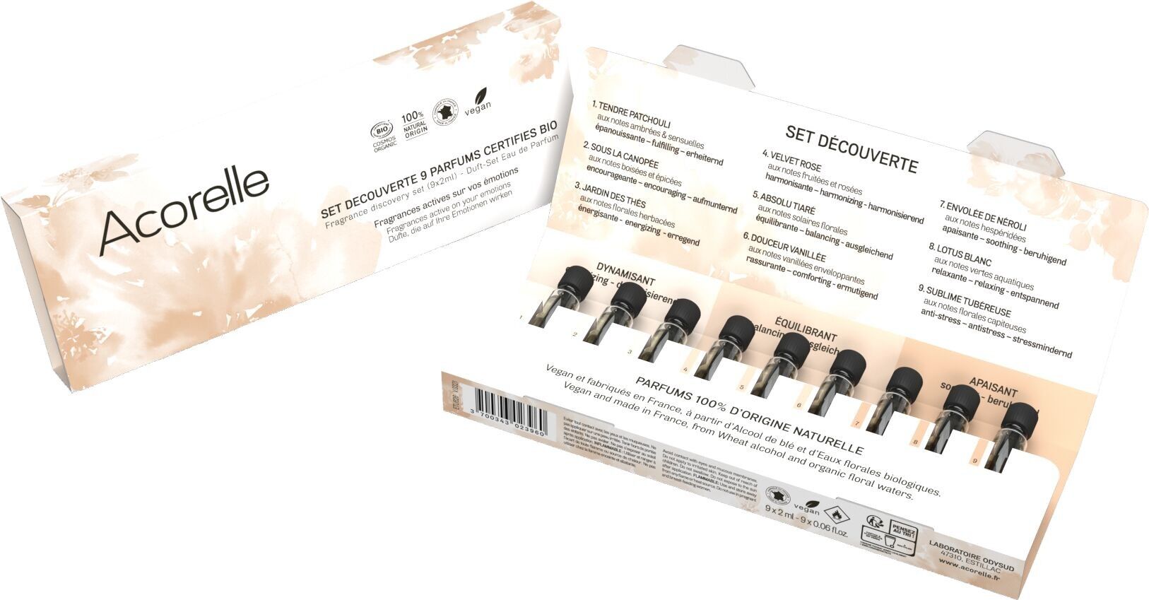 DISCOVERY SET 9 PROFUMI BIOLOGICI CERTIFICATI 9x2ML