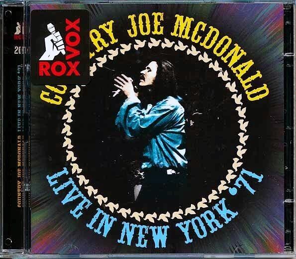 Country Joe McDonald CD - Live In New York '71 (2xCD) (rimasterizzato)