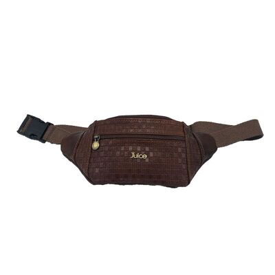 Cintura e borsa a tracolla in pelle tamponata a mano art. 112221
