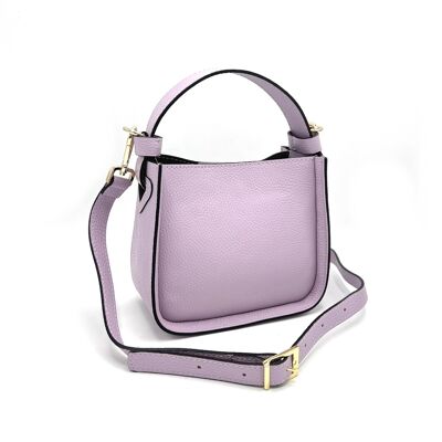 Borsa a mano in vera pelle, Made in Italy, art. 112303