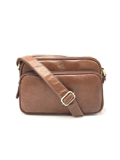 Brand Basile, Borsa a Tracolla in Vera Pelle, per uomo, art. BA3540TI.392