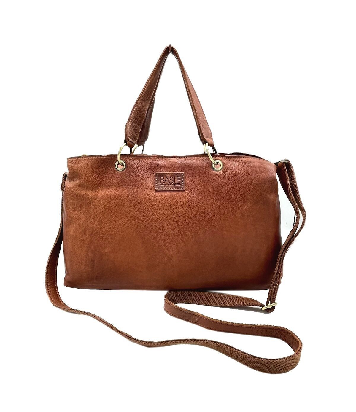 Borsa a tracolla in vera pelle, marchio Basile, art.Modell: BA3672DX392