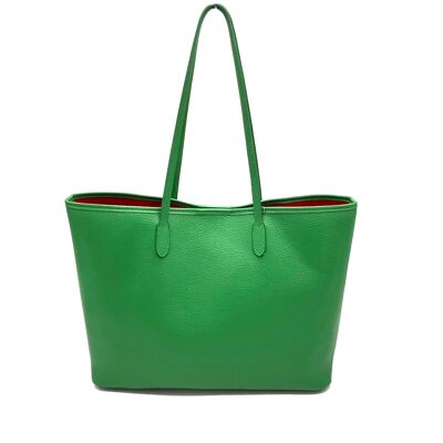 Bourse shopping à vera pelle, da donna, Made in Italy, art.112418