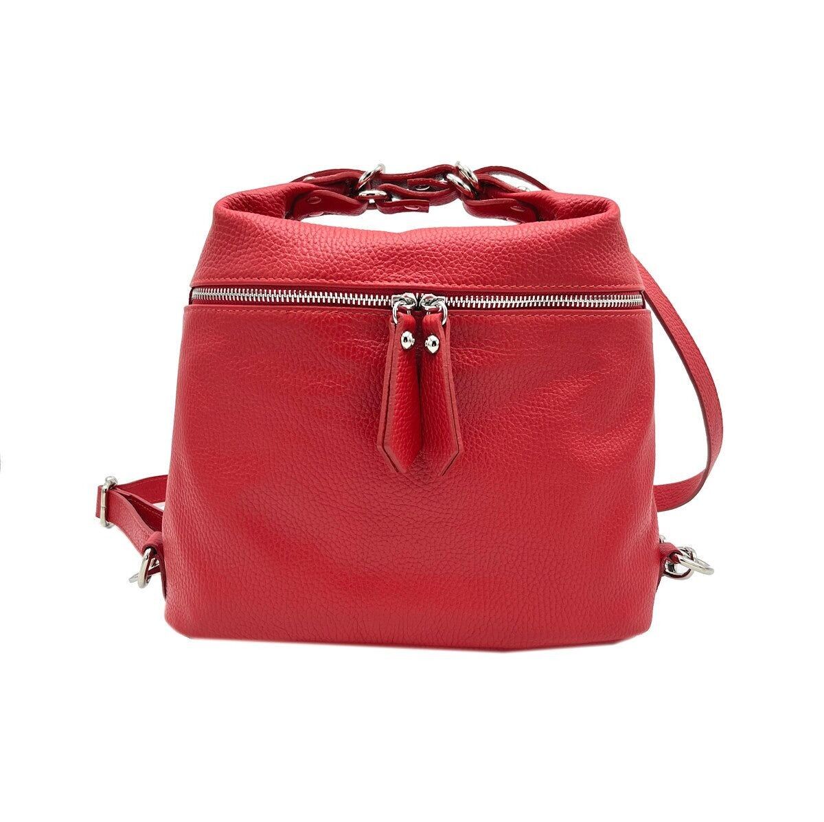 Zaino in vera pelle, da donna, hergestellt in Italien, Kunst. 112434