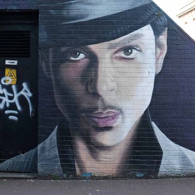 Greeting Card - Instadom "Prince Graffiti Portrait - Northern Quarter, Manchester"