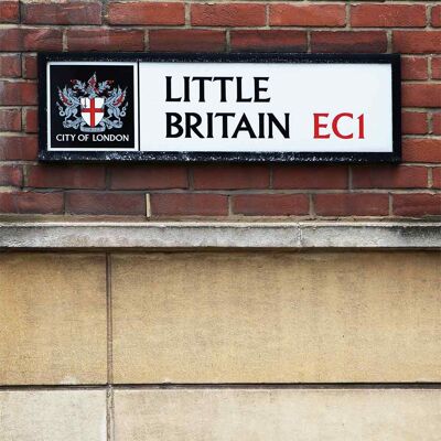 Biglietto d'auguri - Instadom "Segnale stradale Little Britain - City of London"