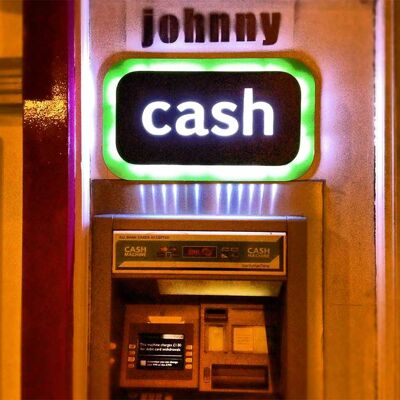 Tarjeta de felicitación - Instadom "Johnny Cash Machine - Islington, Londres"