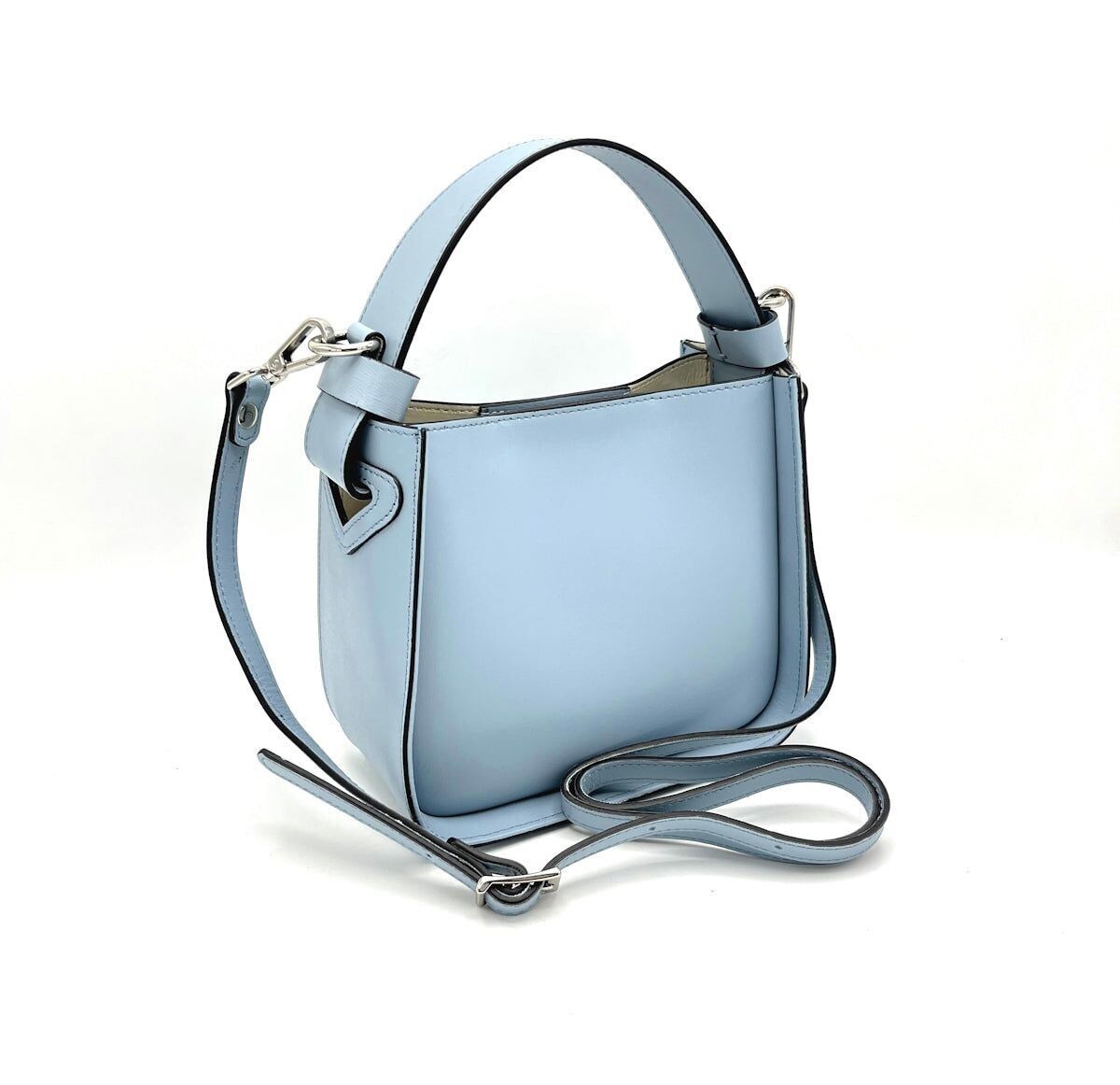 Borsa a tracolla in vera pelle, Made in Italy, art. 112303SCATOLA