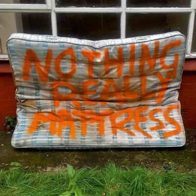 Tarjeta de felicitación - Instadom "Nothing Really Mattress - Whalley Range, Manchester"