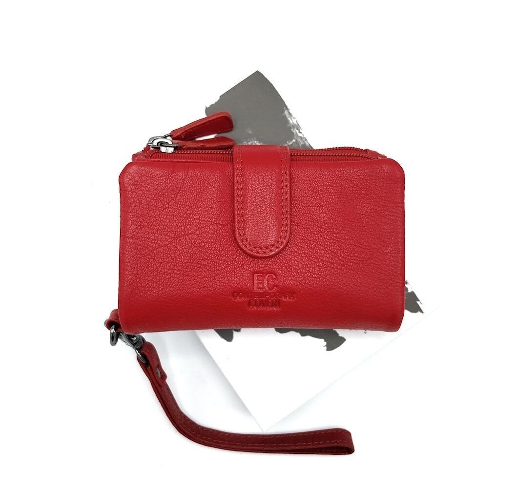 Portafoglio da donna in vera pelle, EC COVERI, art.EC24760-29