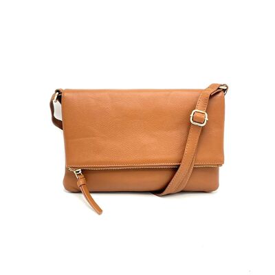 Borsa a tracolla in vera pelle, Brand Juice, art. 51/1.422