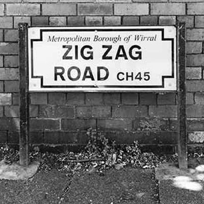 Untersetzer - Zig Zag Road