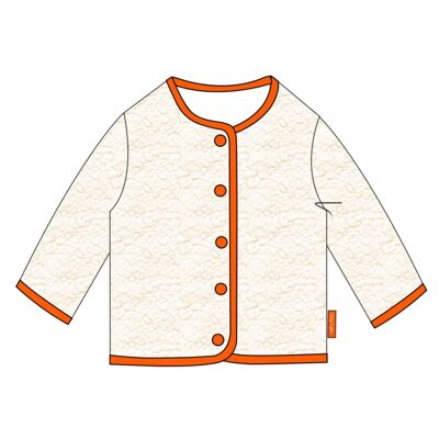 Organic White Borg Jacket