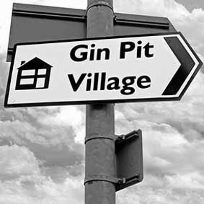 Untersetzer - Gin Pit Village
