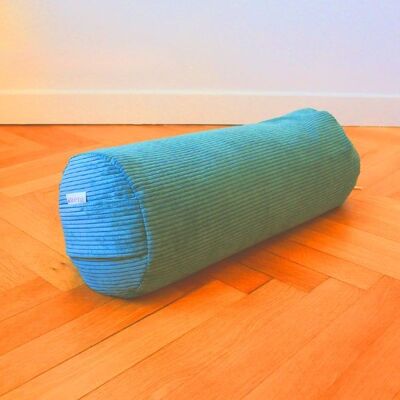 Bolster Turin - coussin de yoga bleu vert