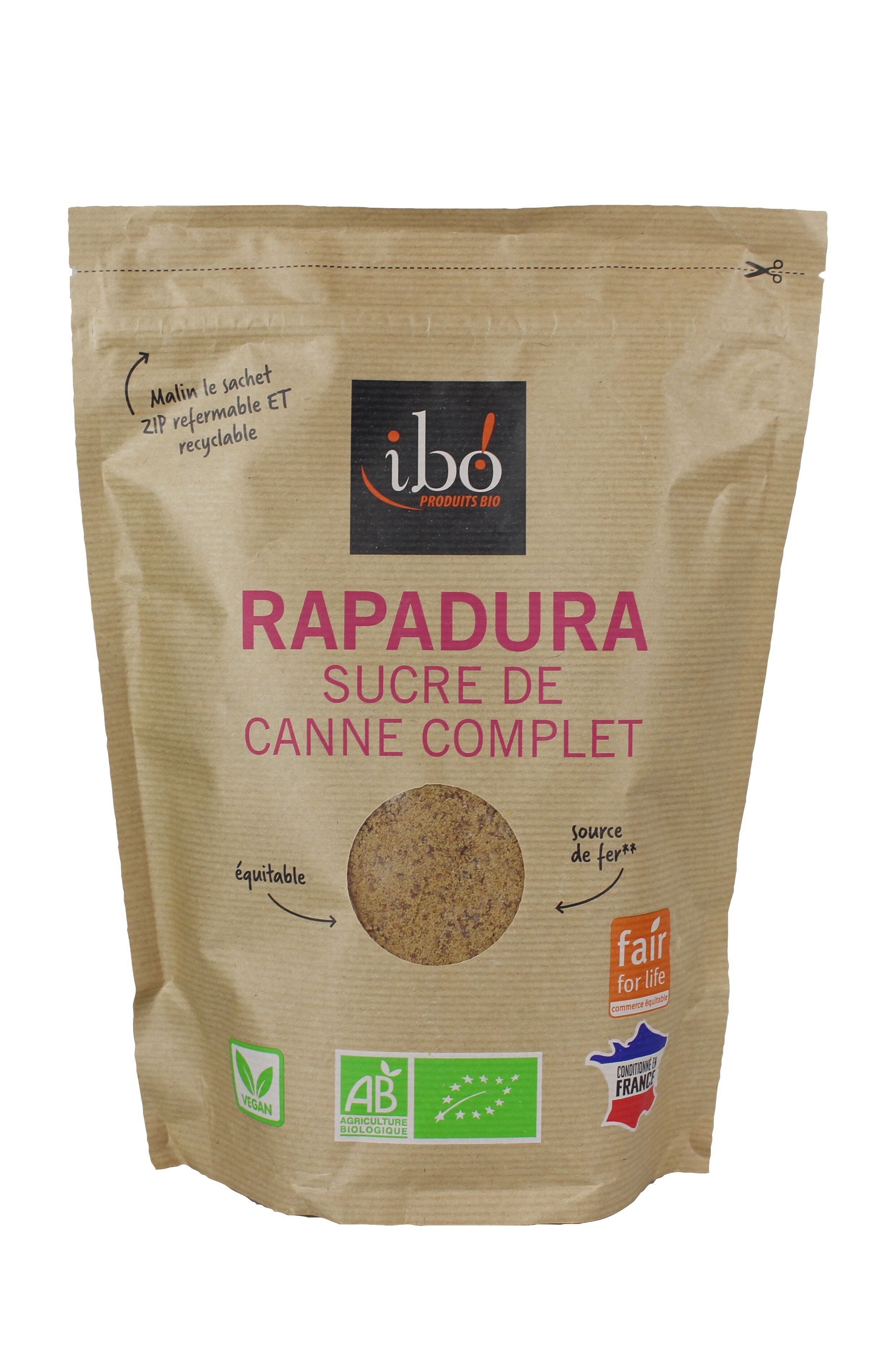 Zucchero integrale di canna Rapadura