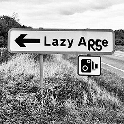 Untersetzer - Lazy Ass