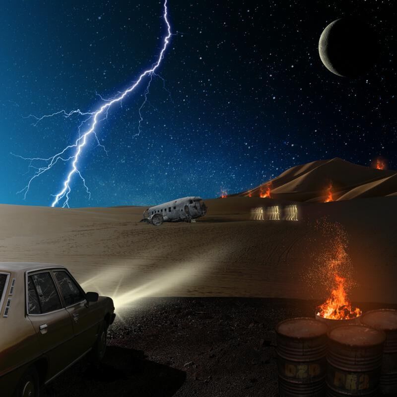 Dz Deathrays LP - Positive Risingparte 2 (púrpura)