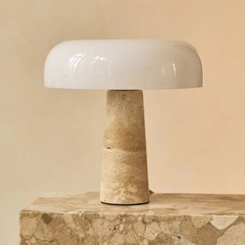 Emily – Elegante travertin lamp