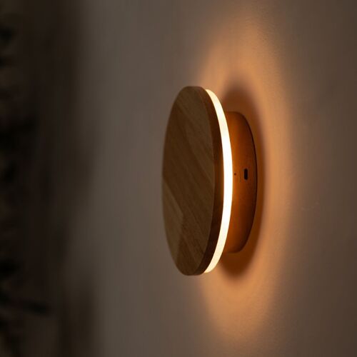 Lou - Stijlvolle snoerloze en oplaadbare wandlamp