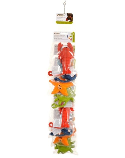 Lot de 8 jouets pour chien en latex