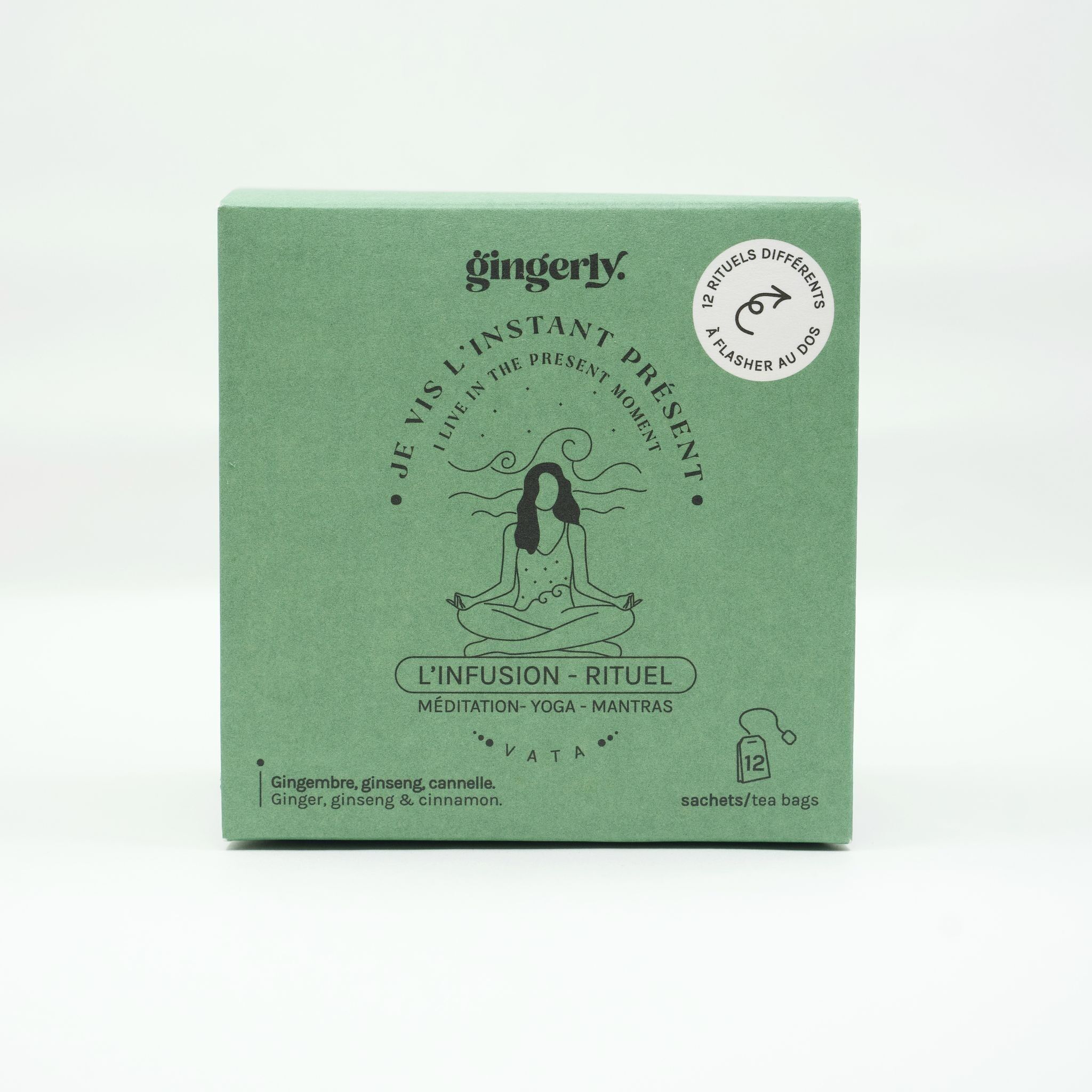 Rituale infuso biologico Vivo il momento presente; scatola da 12 bustine