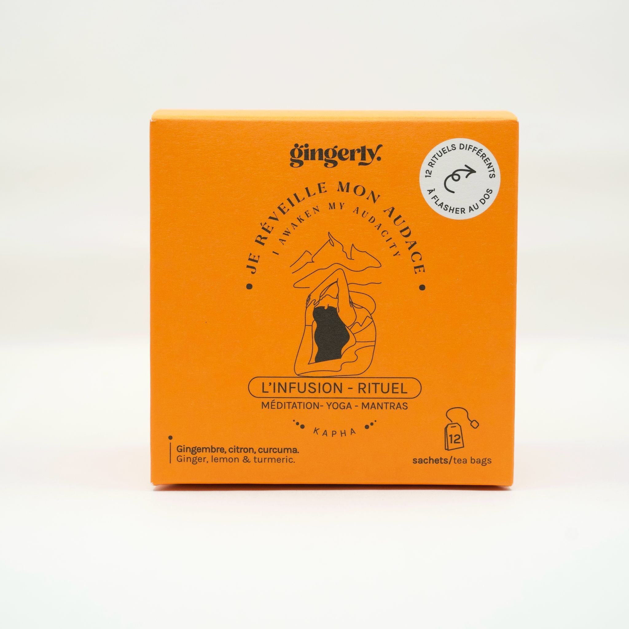 Rituale infuso biologico Risveglio la mia audacia, scatola da 12 bustine,