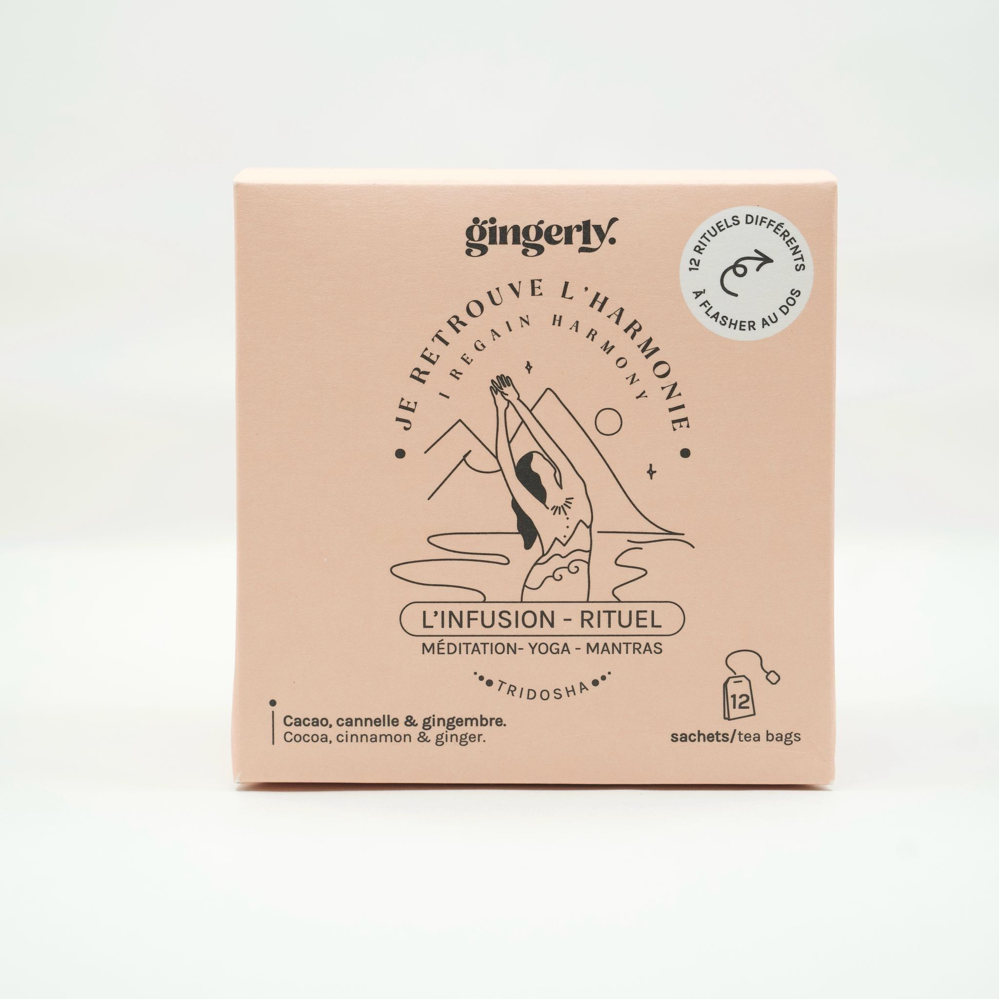 Infuso-rituale biologico Trovo Armonia, scatola da 12 buste