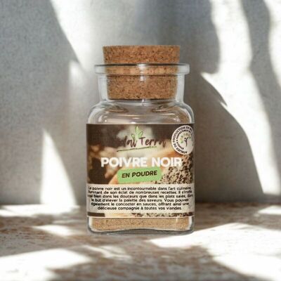 Pimienta Negra Ecológica (en polvo) 60G