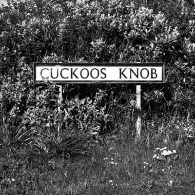 Tarjeta de felicitación Cuckoos Knob - Señal de tráfico fotográfica