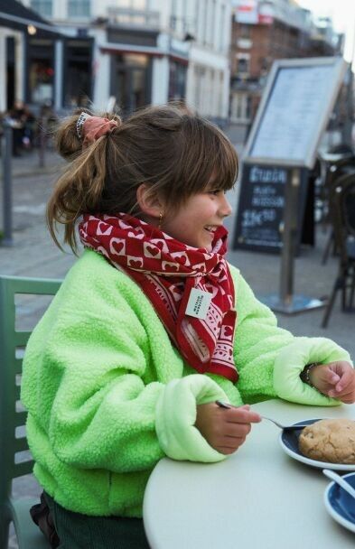 Ruby Heart Erwachsenenschal 100 cm