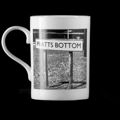 Pratts Bottom - Taza de porcelana fina de hueso